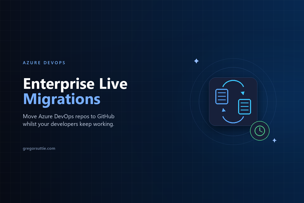 Enterprise Live Migrations: Moving Azure DevOps Repos to GitHub Without the Freeze